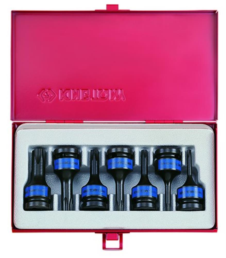 King Tony 4417PP Power Sockets in Set torx - 1/2", 7PCS