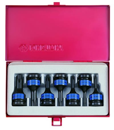 King Tony 4417PP Power Sockets in Set torx - 1/2", 7PCS