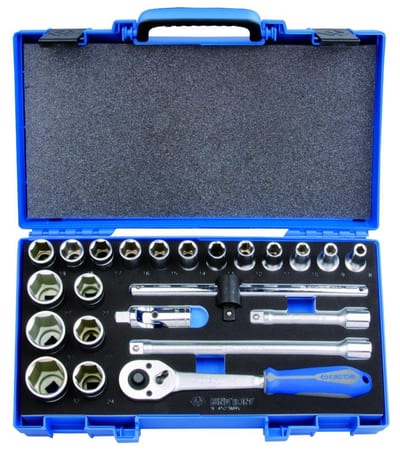 King Tony 4523MRV01 Socket Wrench Set 8-32 mm - 1/2", 23PCS
