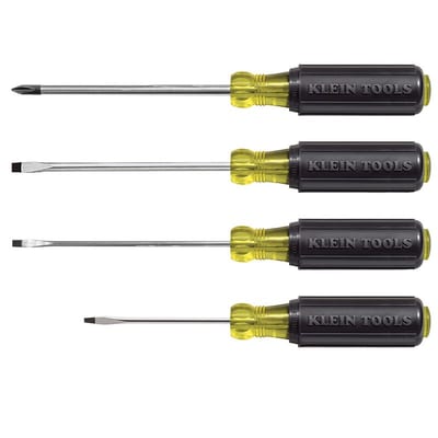Klein 85484 Screwdriver Set 4-Piece Cushion-Grip