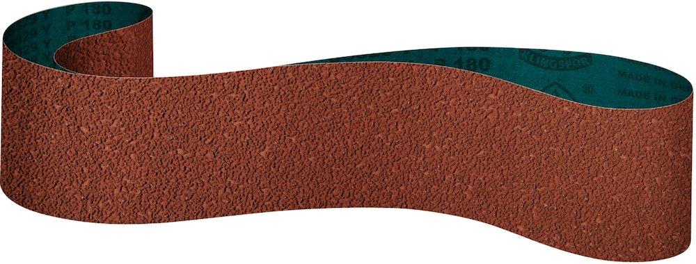Klingspor CS329Y Sanding Belt - 120mm, 3500mm, 240, steel, Stainless steel, Korund