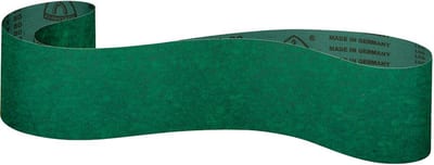 Klingspor CS409Y Sanding Belt - 75mm, 2000mm, 120, Stainless steel, Not-ferrous metal, Zirconia