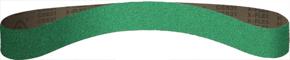 Klingspor CS631XF Sanding Belt - 30mm, 533mm, 120, Titan, Stainless steel, Ceramic korund