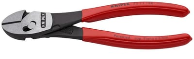 Knipex 7371 Twin Force Heavy Duty Side Cutting Pliers polished - 180mm, 5.5mm