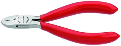 Knipex 7701 Electronics Side Cutting Pliers - 115mm, 1.6mm, Small facet (Micro-Bevel)
