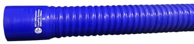 Corrugated Silicone Coolant Hose 750 mm with Smooth Ends, 50 mm, 180 °C, 1.5 bar