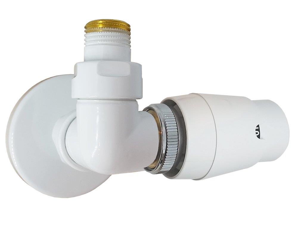 Kriss Corner Valve set with check valve angular flow right - 1/2"