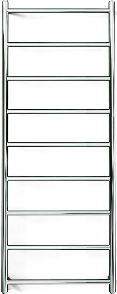 Kriss Polaris Towel Warmer 500 x 1250 mm Chrome-Plated Flat Horizontal Round Tubes PO12550C