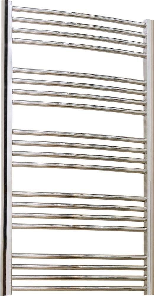 Kriss Round Towel Warmer 600 x 1090 mm Chrome-Plated Combined Heating