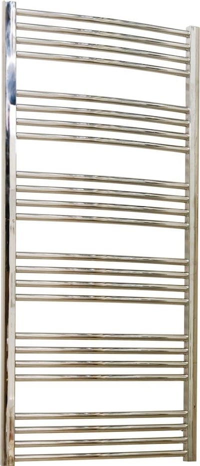 Kriss Round Towel Warmer chrome-plated - 600 x 1320 mm, 24 horizontal round tubes