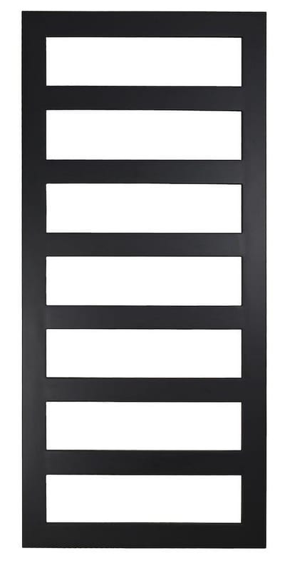 Kriss Sigma Towel Warmer 600x1320 mm Matte Black, Central/District Heating