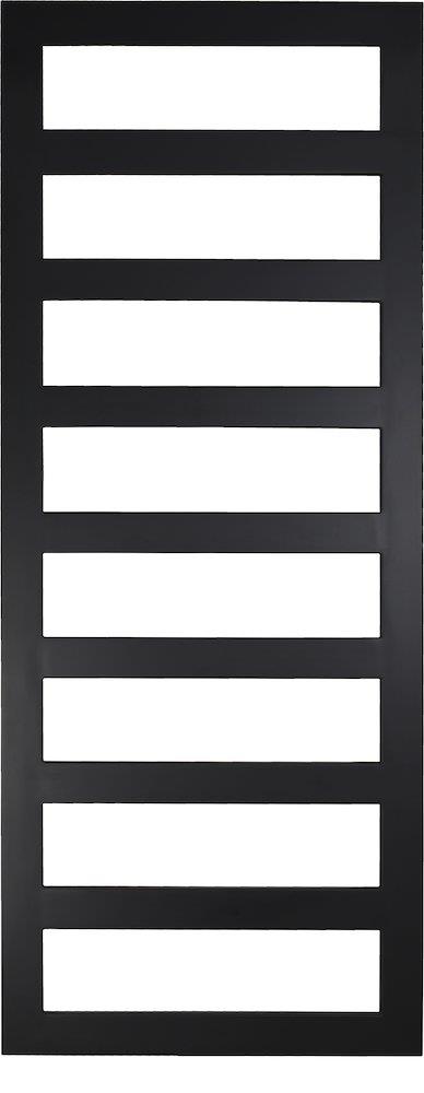 Kriss Sigma Towel Warmer - 600 x 1500 mm, Matte Black, Central/District Heating