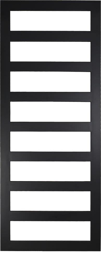 Kriss Sigma Towel Warmer - 600 x 1500 mm, Matte Black, Central/District Heating