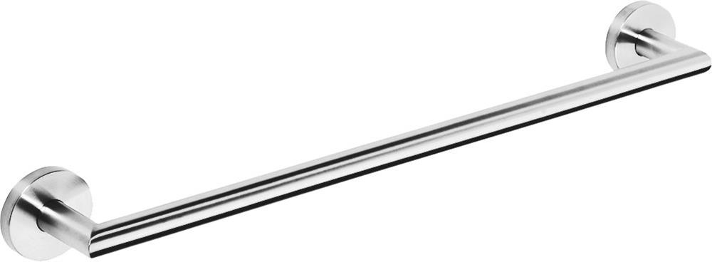 Kriss Simple towel holder single 600 mm, chrome-plated polished brass