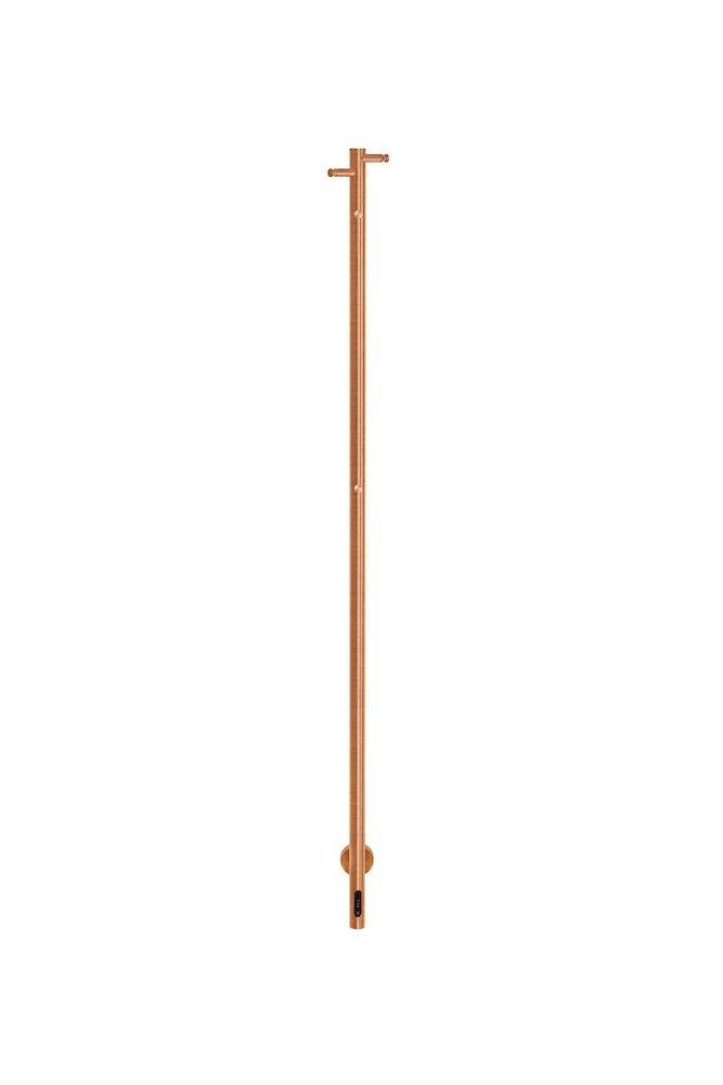 Kriss Single Towel warmer - 30mm, 1480mm, electric heating, copper, vertical pipe