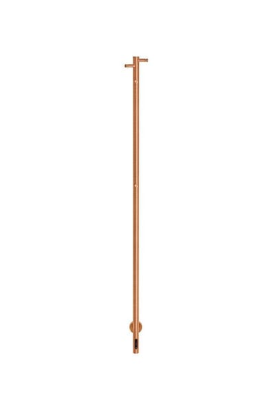 Kriss Single Towel warmer - 30mm, 1480mm, electric heating, copper, vertical pipe