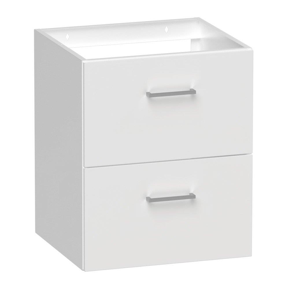 Kriss Skandi Base Cabinet Powder-Coated Steel - 600 mm x 600 mm, 2 Drawers