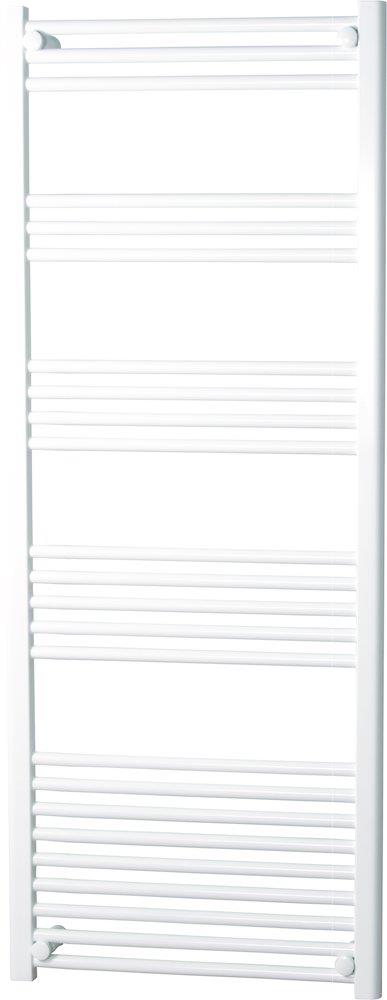 Kriss Space Light Towel Warmer, white, dual-fuel - 600 x 1500 mm, 24 round horizontal tubes