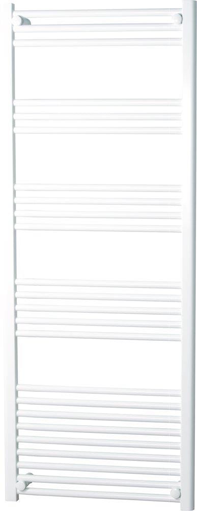 Kriss Space Light Towel Warmer, white, dual-fuel - 600 x 1500 mm, 24 round horizontal tubes