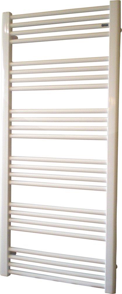 Kriss Space Towel Warmer 500 × 1090 mm, White, Combined Central / District / Electric Heating
