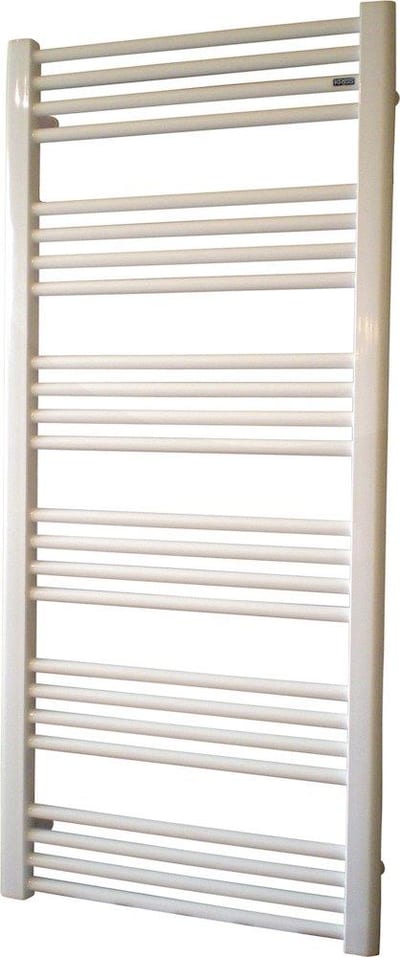 Kriss Space Towel Warmer 500 x 860 mm White Horizontal Round-Pipe, 16 pipes