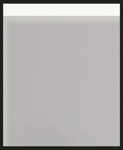 Kriss Square Mirror 800x600x35 mm Matt Black with Top LED