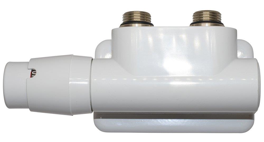 Kriss Twin Valve set with check valve angled flow to right - 1/2"