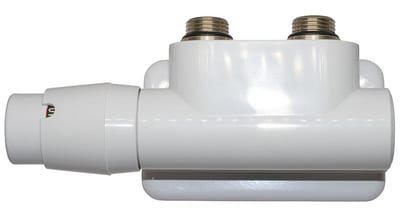 Kriss Twin Valve set with check valve angled flow to right - 1/2"