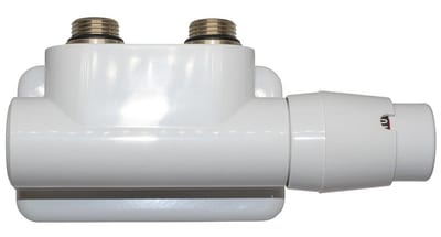 Kriss Twin Valve set with check valve angular feed left - 1/2"