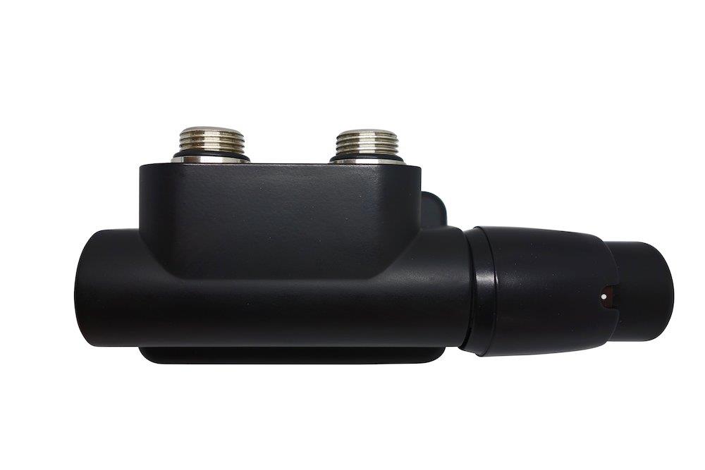 Kriss Twin Valve set with check valve angular supply to left - 1/2"