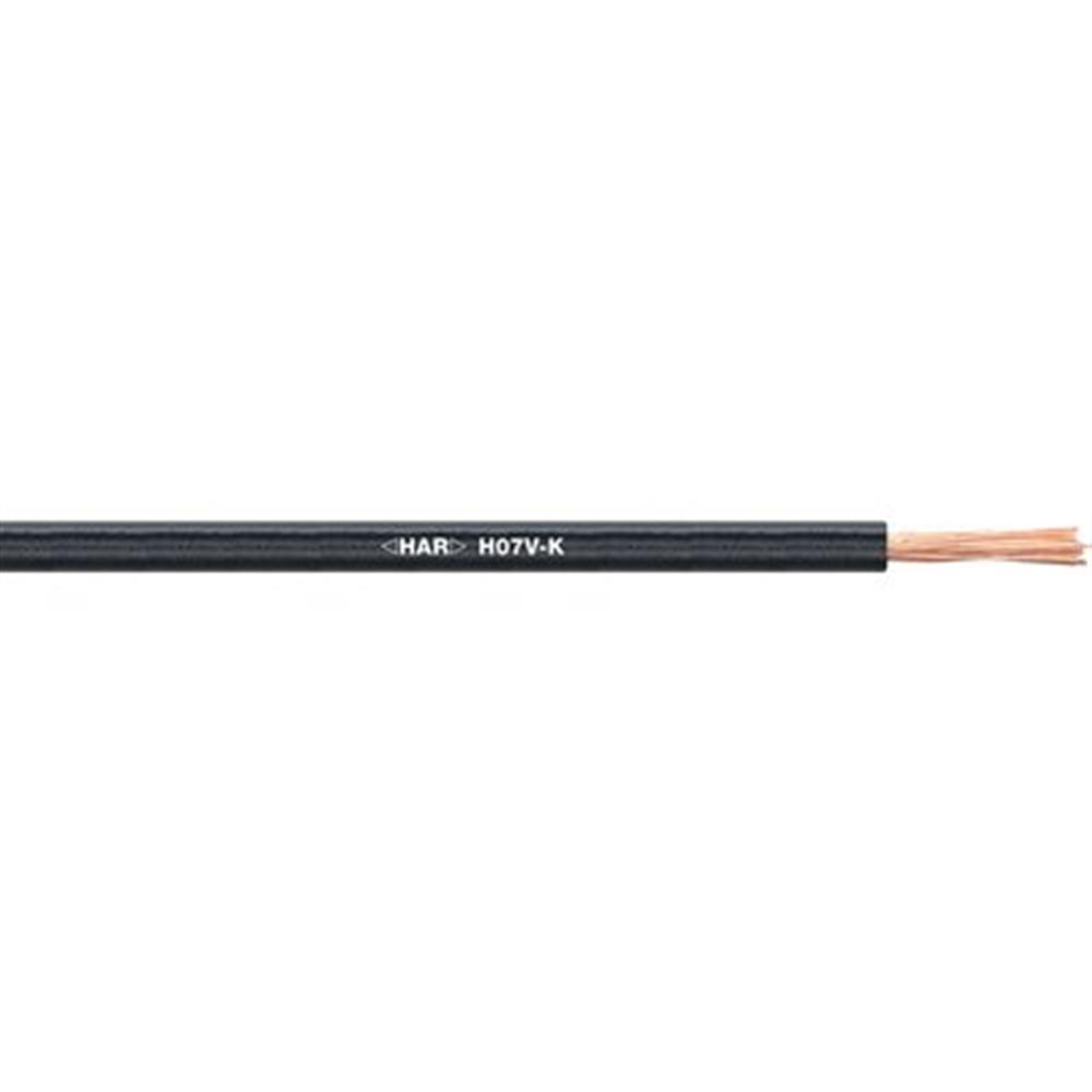 Lapp PVT 70 - H07V-K Mounting wire - 1X1,5MM2, black, PVC