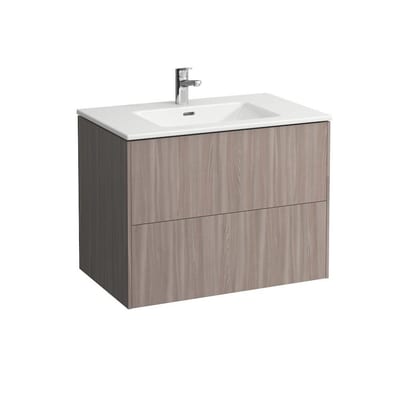 LAUFEN BASE furniture package light elm - 800 x 610 x 500 mm, 2 drawers, 1 basin