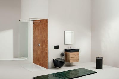 LAUFEN Dual-Flush Operating Plate, Matte Black, Mechanical