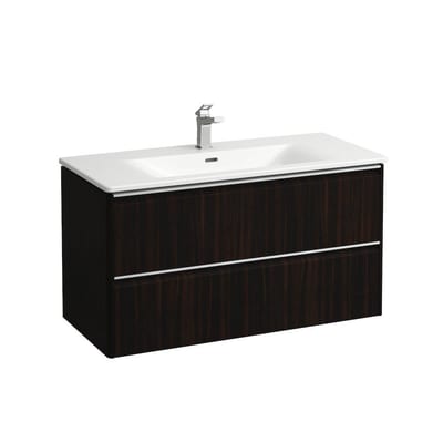 LAUFEN PALACE furniture package dark elm - 1000 x 545 x 450 mm, 2 drawers, 1 basin