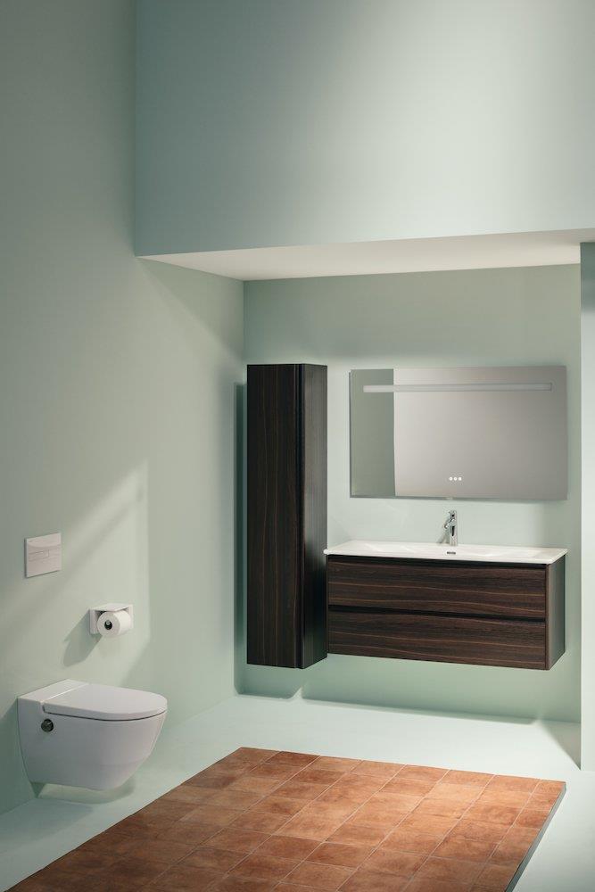 LAUFEN PALACE furniture package dark elm - 1200 x 545 x 450 mm, 2 drawers, 1 basin
