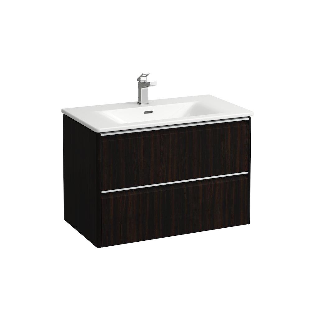 LAUFEN PALACE Furniture Package Dark Elm - Foil, 800x545x450mm, Assembled, 2 Drawers