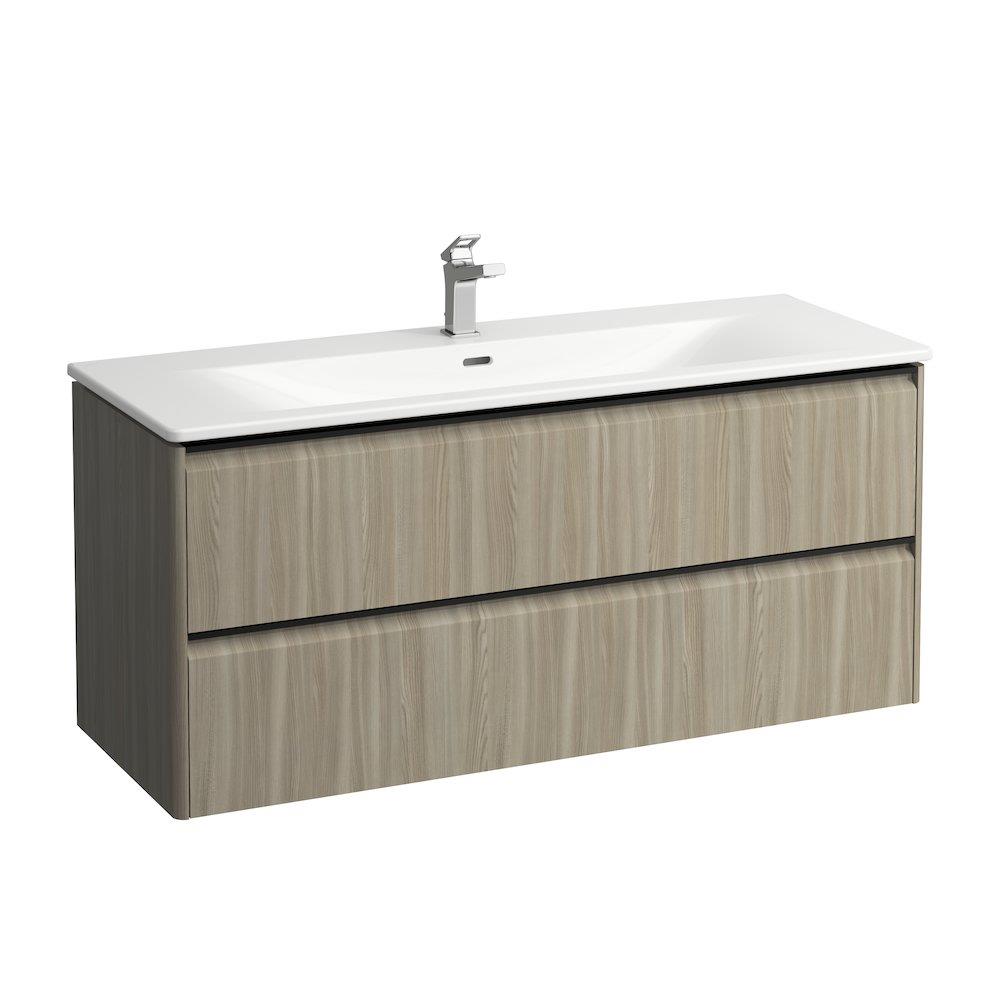 LAUFEN PALACE furniture package light elm 1200×545×450mm assembled 2 drawers 1 basin