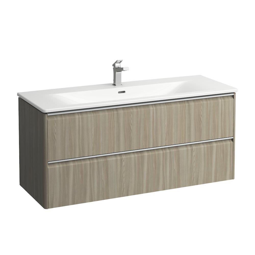 LAUFEN PALACE furniture package light elm 1200x545x450mm - 2 drawers, 1 basin