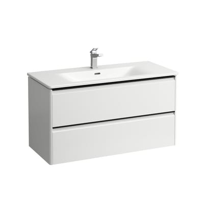 LAUFEN PALACE Furniture package white gloss foil - 1000x545x450mm, 2 drawers, 1 basin