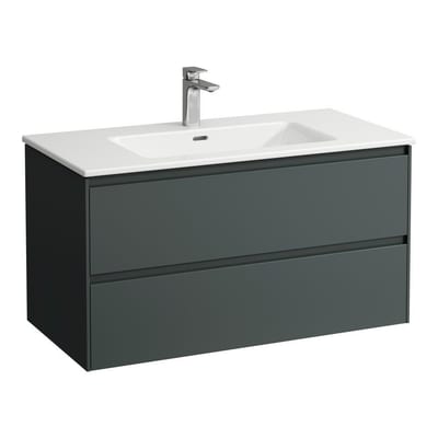 LAUFEN PRO X Furniture package traffic grey - 1000x500x535mm, 2 drawers, 1 basin