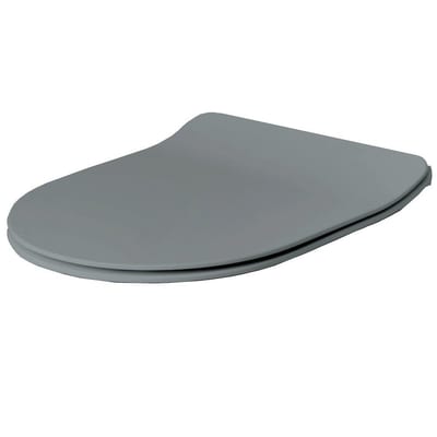 Lavabo Glomp Toilet seat slim model - Yes, grey, Soft close, Quick release