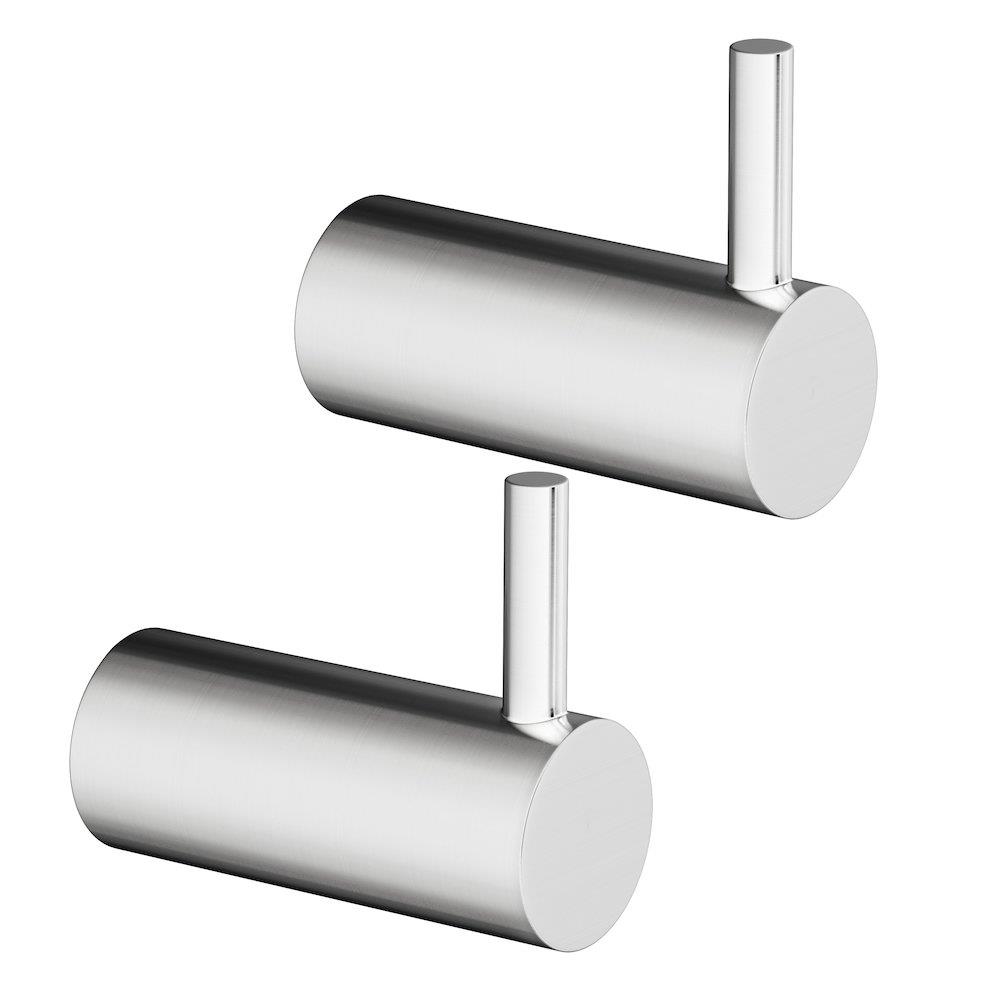 Lavabo Luna Towel hook - brass, 2PCS, 1PCS, Chrome-plated, 85mm