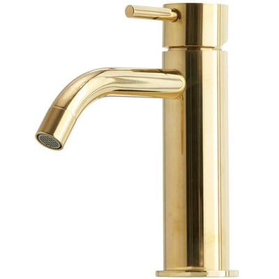 Lavabo Mira 040 Washbasin faucet - 1 handles, 122mm, brass, Polished, Medium, without pop-up waste, No