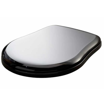 Lavabo Retro Toilet seat - Yes, black, without soft close, Fast fitting 10196658