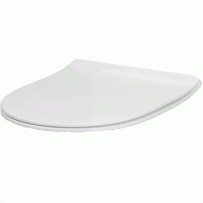 Lavabo Studio Toilet Seat, slim model, white, soft-close, lift-off