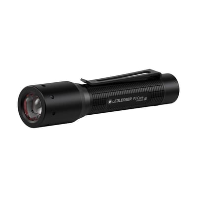 Ledlenser P3 Core Flashlight - 1XAAA, Battery, 90/15LM, No