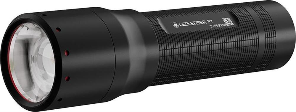 Ledlenser P7 lommelygte - 4XAAA, Battery, 650/300/40LM, No