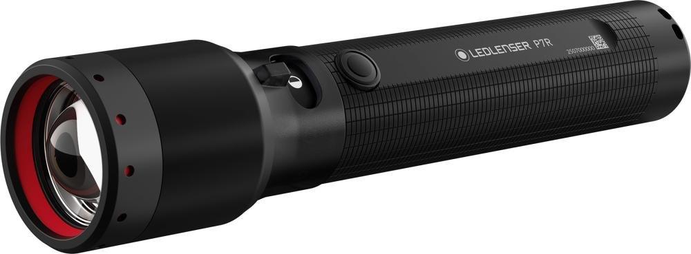 Ledlenser P7R lommelygte - 3,6V/4600MAH Li-ion, Rechargeable, 2000/1200/450/25LM, No