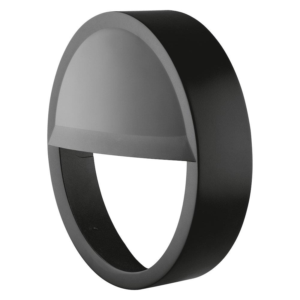 Ledvance Surface Bulkhead Outdoor Half Screen - 300mm, black