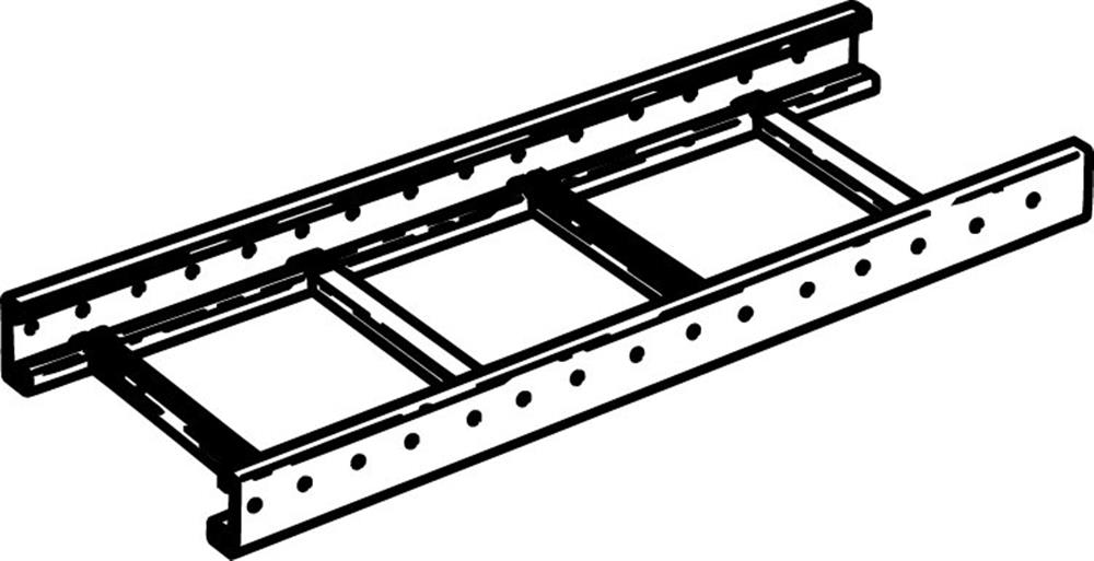 Legrand GLO-4 Light 60/200G Cable ladder - GLO-4 Light, 6M, 200mm, steel ( El-galvanised )